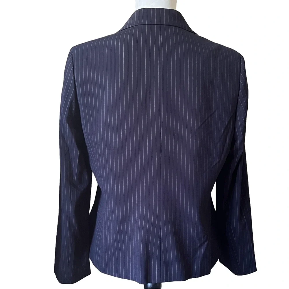 Tahari 2 Piece Petite Women’s Pinstripe Suit | Size Petite 10